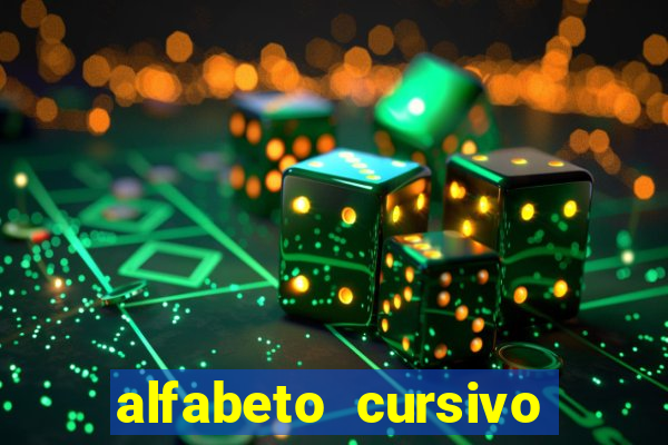 alfabeto cursivo pontilhado para imprimir pdf